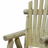 28" X 26" X 42" Natural Wood Dining Chair