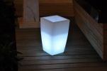 20 X 12 X 12 Multi  Pe Plastic Square Led Planter