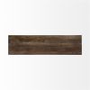 Rectangular Mango Woodmedium Brown Top And Black Iron Base Accent Bench