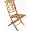 23" Natural and Natural Wood Solid Wood Outdoor Dining Chair