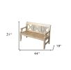 Gray Driftwood Finish Bench