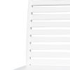49" White Indoor Outdoor Bar Height Chair