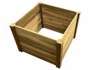 24" Premium Square Hardwood Vegetable and Flower Planter