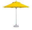 10' Yellow Polyester Round Market Patio Umbrella