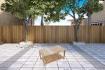 37" Natural Solid Wood Outdoor Coffee Table