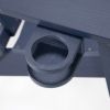 35" Navy Blue Heavy Duty Plastic Adirondack Chair