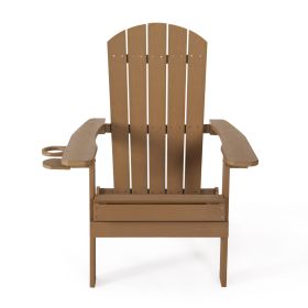 35" Orange Heavy Duty Plastic Adirondack Chair