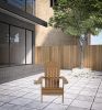 35" Orange Heavy Duty Plastic Adirondack Chair