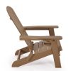 35" Orange Heavy Duty Plastic Adirondack Chair