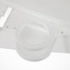 35" White Heavy Duty Plastic Adirondack Chair