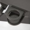 35" Charcoal Heavy Duty Plastic Adirondack Chair