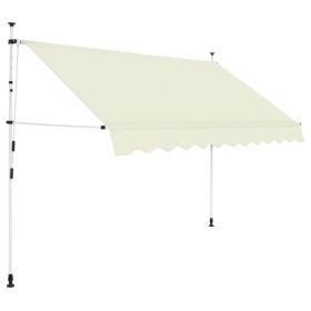 Manual Retractable Awning 98.4" Cream