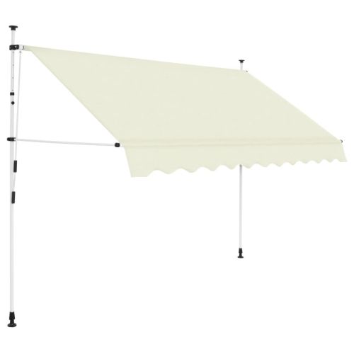 Manual Retractable Awning 98.4" Cream