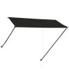 Retractable Awning with LED 118.1"x59.1" Anthracite