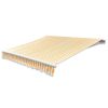 Awning Top Canvas Sunflower Yellow & White 19' 8"x9' 10" (Frame Not Included)