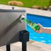87.5*91*38.5cm 80QT Rectangular Plastic Box Iron Foot Tube Refrigeration and Insulation Cart