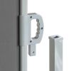 Retractable Side Awning 63"x236" Gray