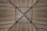 12*12FT patio gazebo with steel canopy; Outdoor Permanent Hardtop Gazebo Canopy for Patio;  Garden;  Backyard