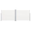Retractable Side Awning Cream 66.9"x393.7"
