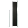 Retractable Side Awning 63"x196.9" Black