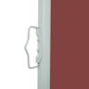 Patio Retractable Side Awning 55.1"x196.9" Brown