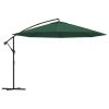 Cantilever Umbrella 137.8" Green