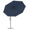 Cantilever Umbrella 137.8" Blue