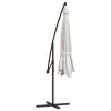 Cantilever Umbrella 137.8" Sand White