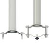Patio Retractable Side Awning 23.6"x118.1" Gray
