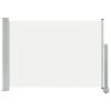 Patio Retractable Side Awning 31.5"x118.1" Cream