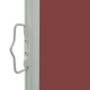 Patio Retractable Side Awning 31.5"x118.1" Brown