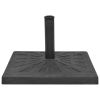 Parasol Base Resin Square Black 41.9 lb