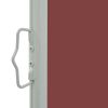 Patio Retractable Side Awning 23.6"x118.1" Brown