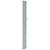 Patio Retractable Side Awning 23.6"x118.1" Gray