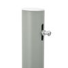 Patio Retractable Side Awning 39.4"x118.1" Gray